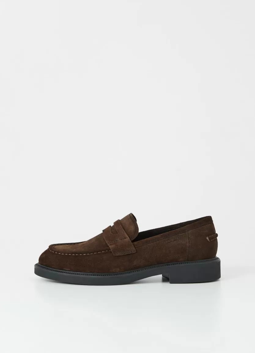 Loafers*Vagabond Alex M Loafer Dark Brown Suede