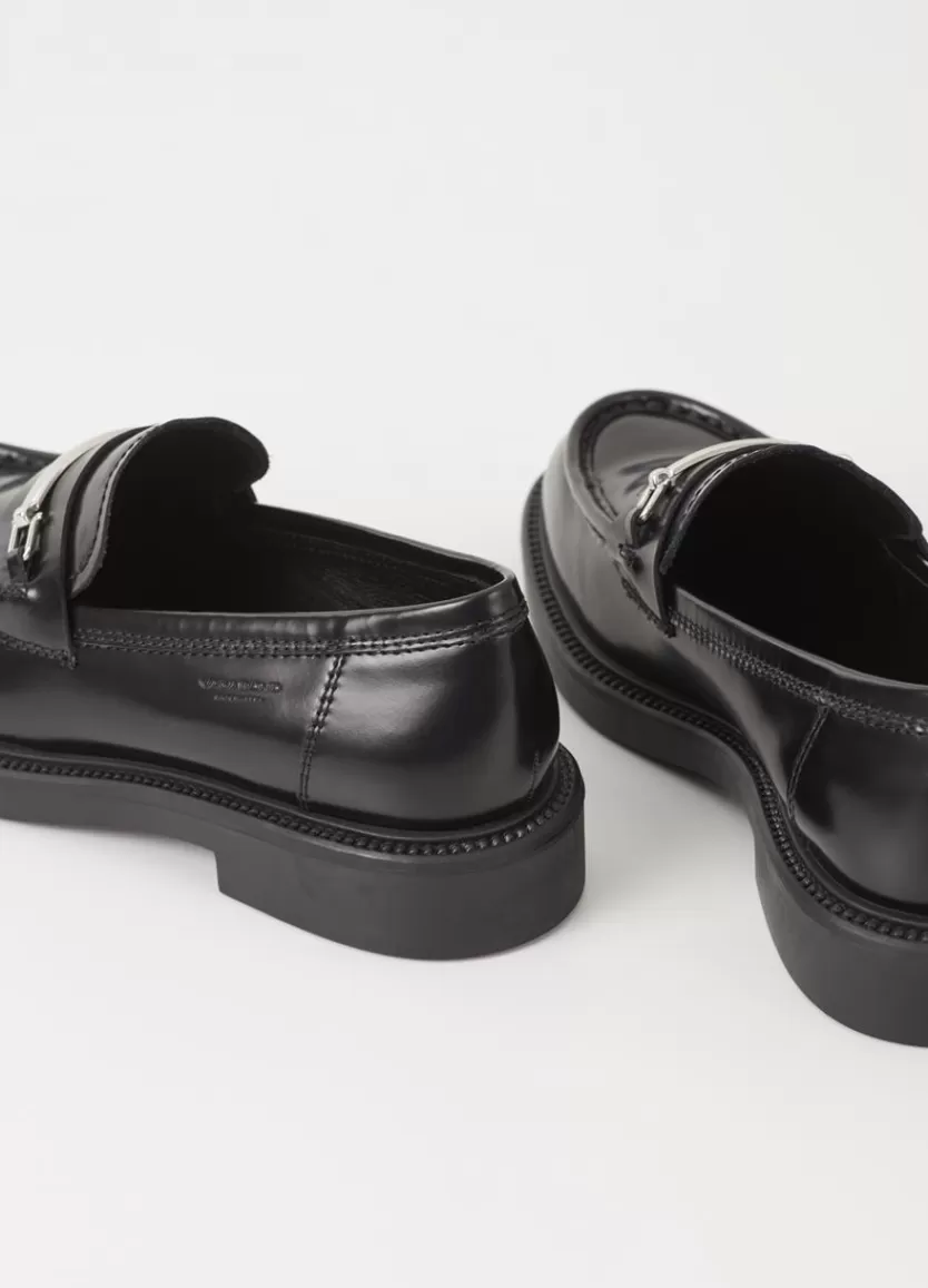 Loafers*Vagabond Alex W Loafer Black Polished Leather