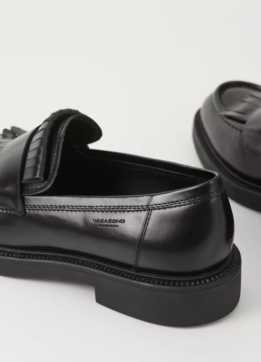 Loafers*Vagabond Alex W Loafer Black Polished Leather