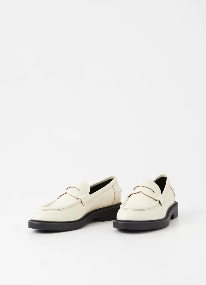 Loafers*Vagabond Alex W Loafer Off White Polished Leather