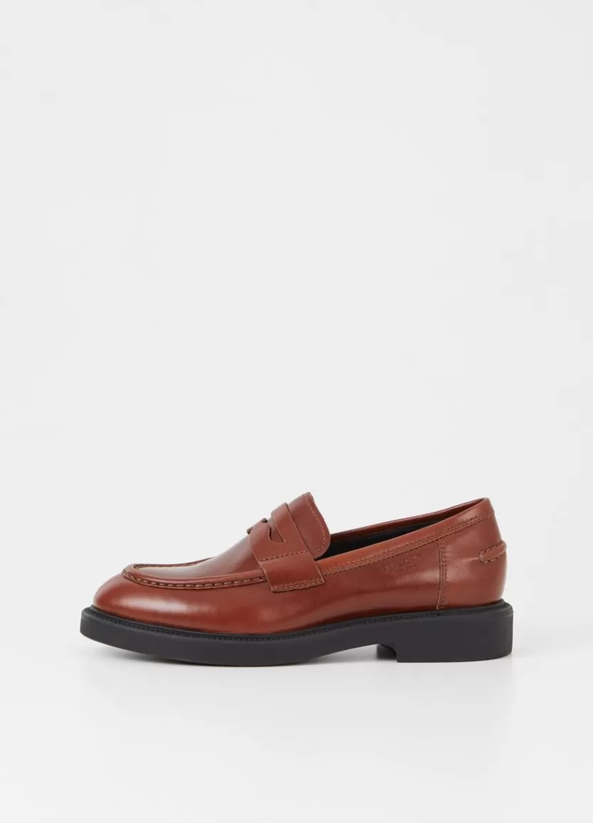 Loafers*Vagabond Alex W Loafer Brown Leather