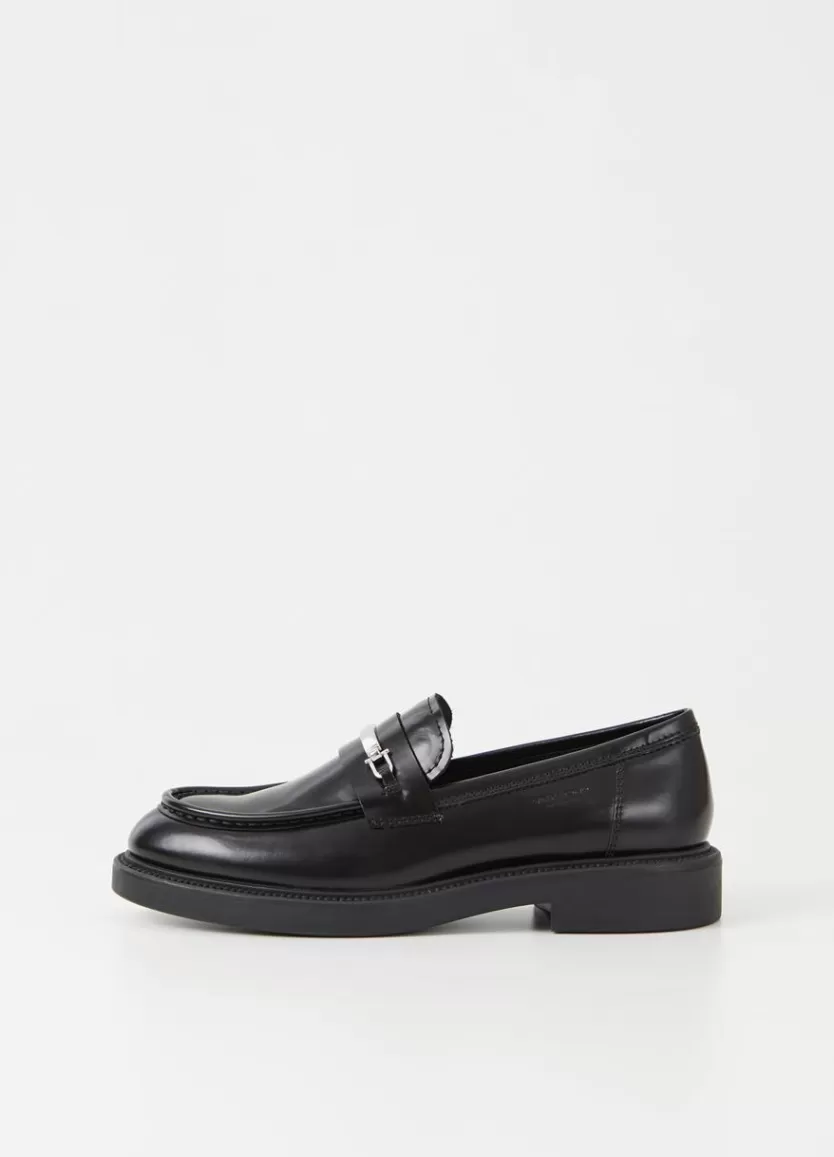 Loafers*Vagabond Alex W Loafer Black Polished Leather