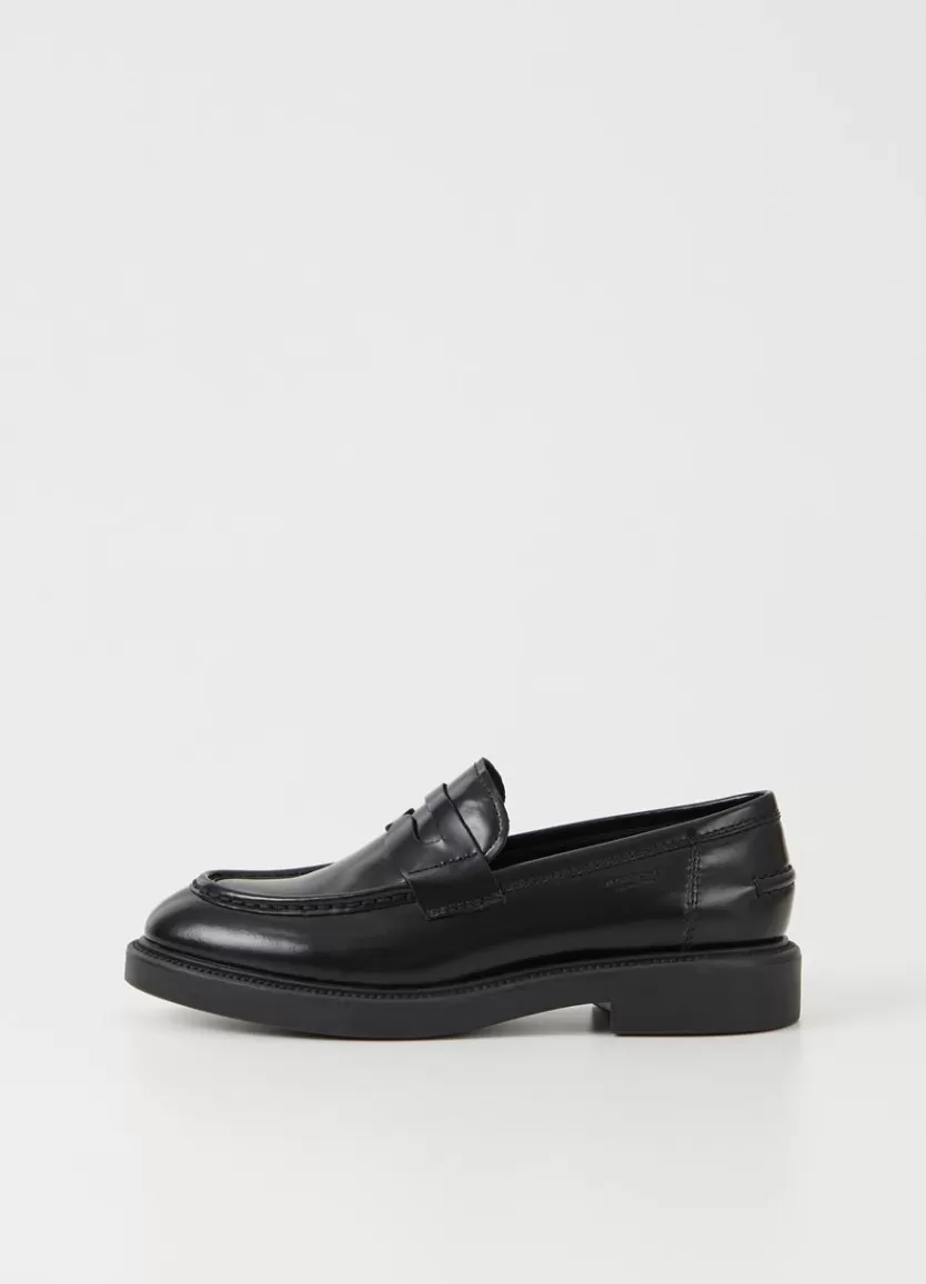 Loafers*Vagabond Alex W Loafer Black Polished Leather