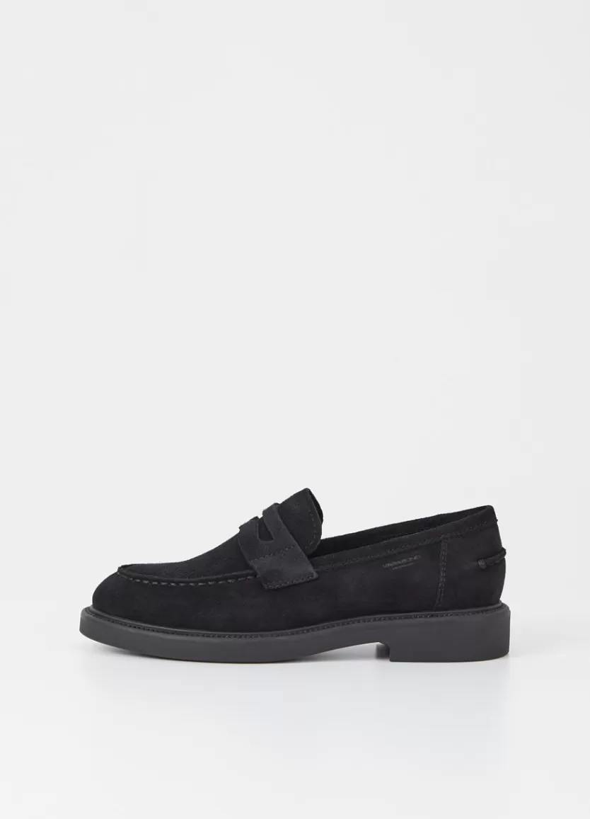 Loafers*Vagabond Alex W Loafer Black Suede