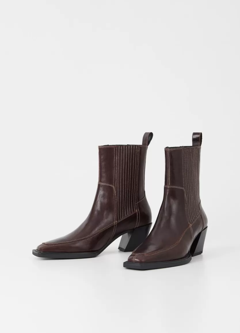 Boots*Vagabond Alina Boots Dark Brown Leather