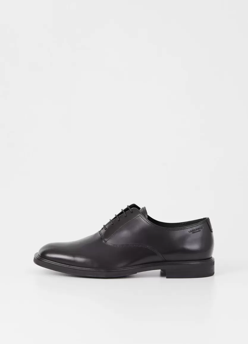 Dress Shoes*Vagabond Andrew Shoes Black Polished Leather