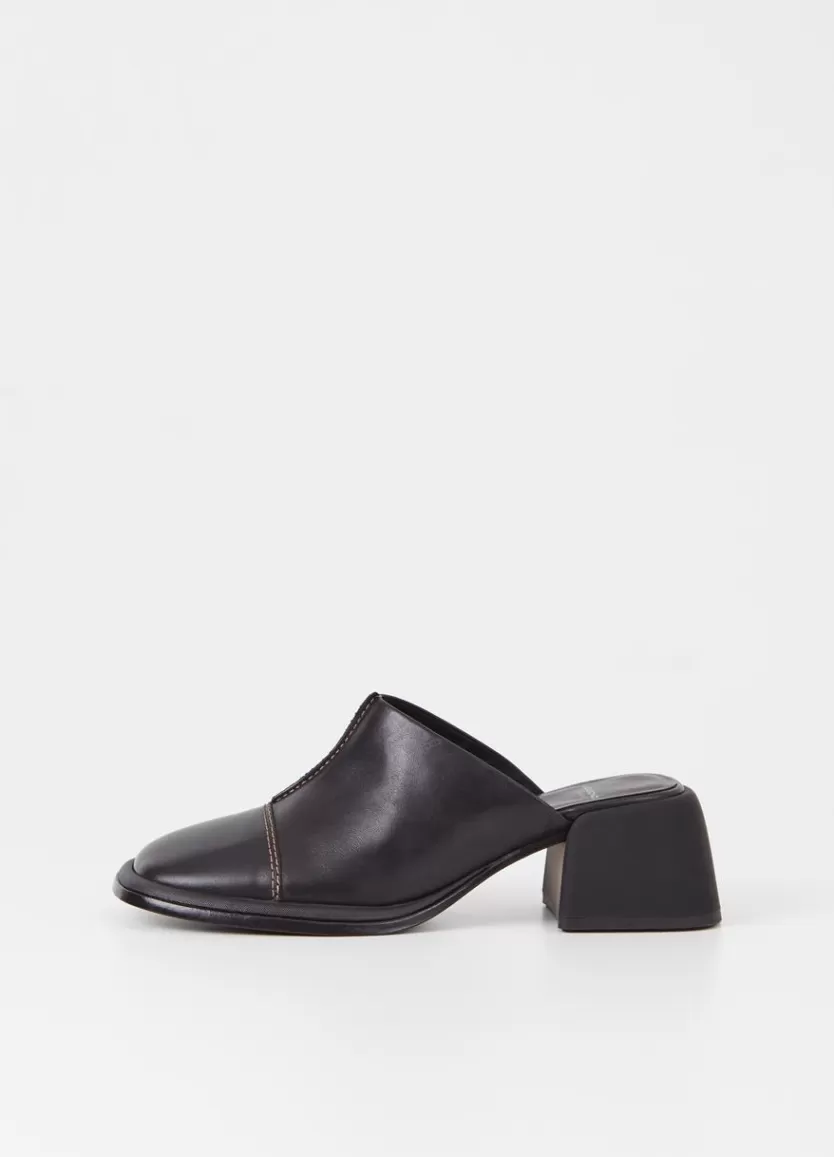 Mules*Vagabond Ansie Mules Black Leather