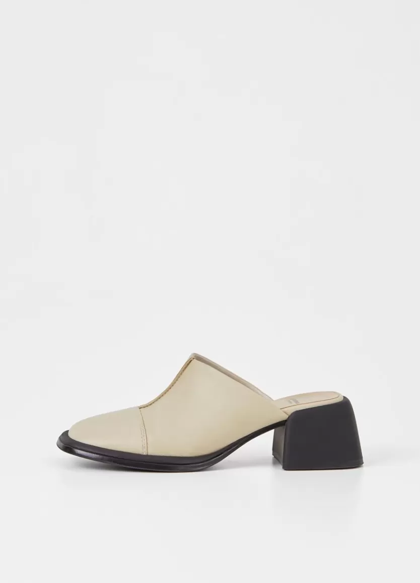 Mules*Vagabond Ansie Mules Beige Leather