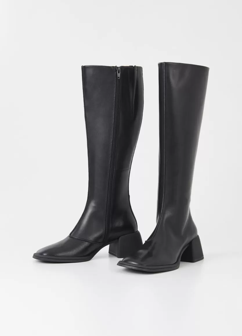 Boots*Vagabond Ansie Tall Boots Black Leather