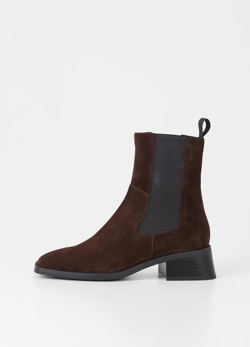 Boots*Vagabond Blanca Boots Dark Brown Suede