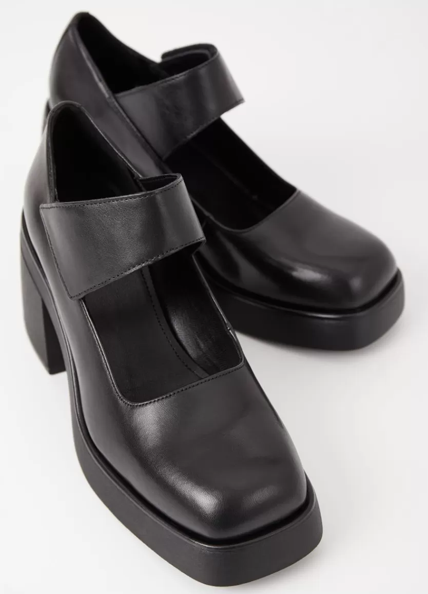 Mary Janes*Vagabond Brooke Pumps Black Leather