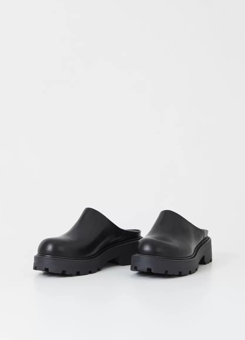 Mules*Vagabond Cosmo 2.0 Mules Black Leather