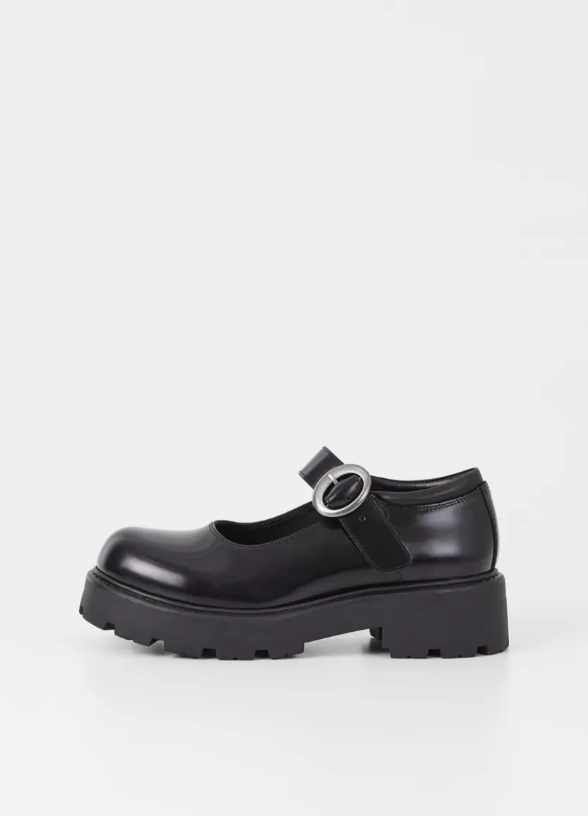 Mary Janes*Vagabond Cosmo 2.0 Shoes Black Polished Leather