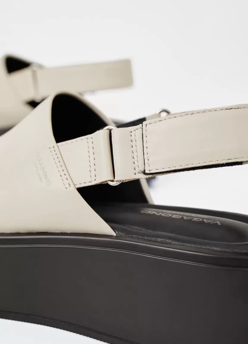 Sandals*Vagabond Courtney Sandals Off White Leather