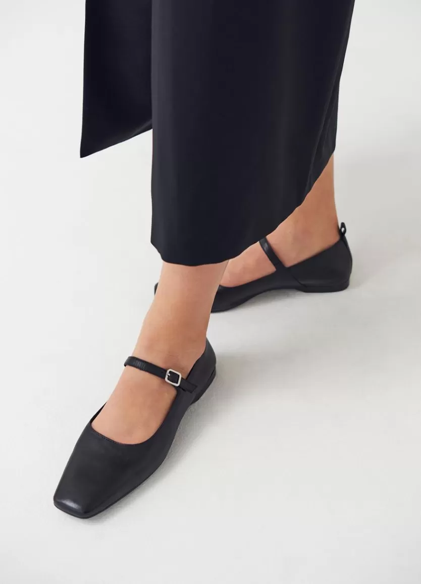 Ballet Flats*Vagabond Delia Shoes Black Leather