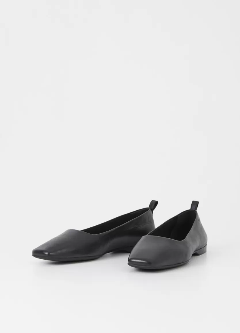 Ballet Flats*Vagabond Delia Shoes Black Leather