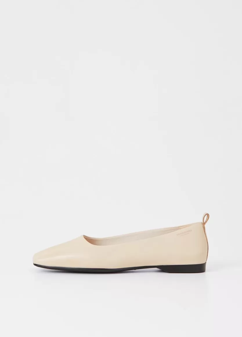 Ballet Flats*Vagabond Delia Shoes Off White Leather