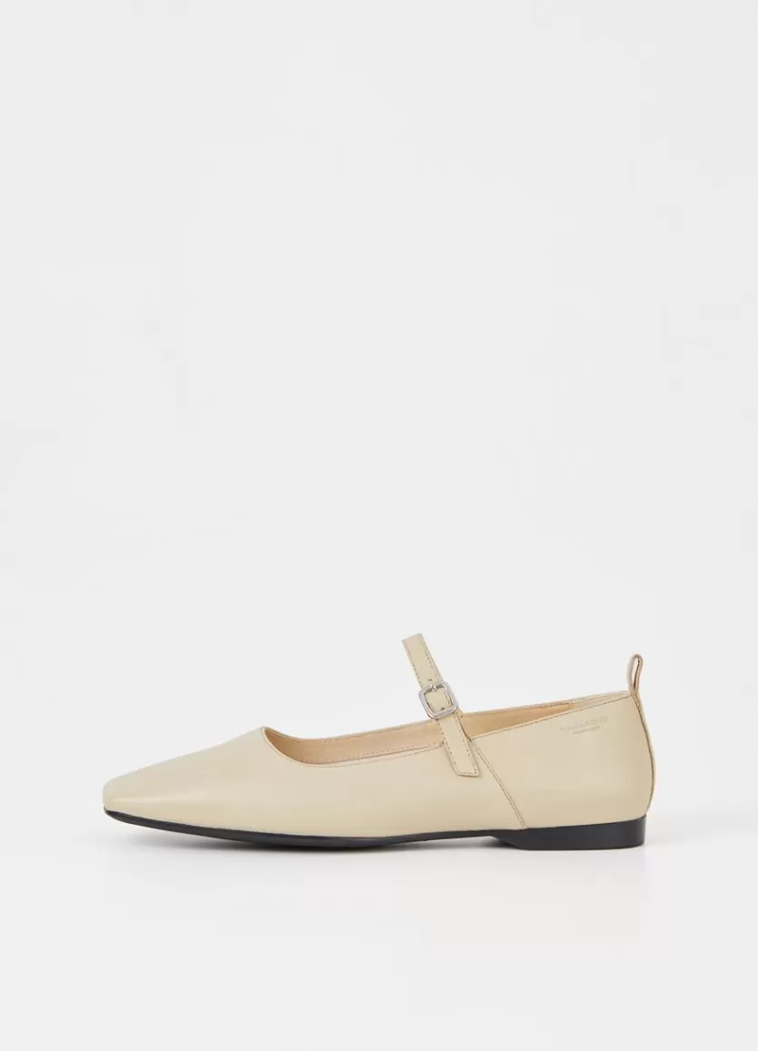 Ballet Flats*Vagabond Delia Shoes Beige Leather