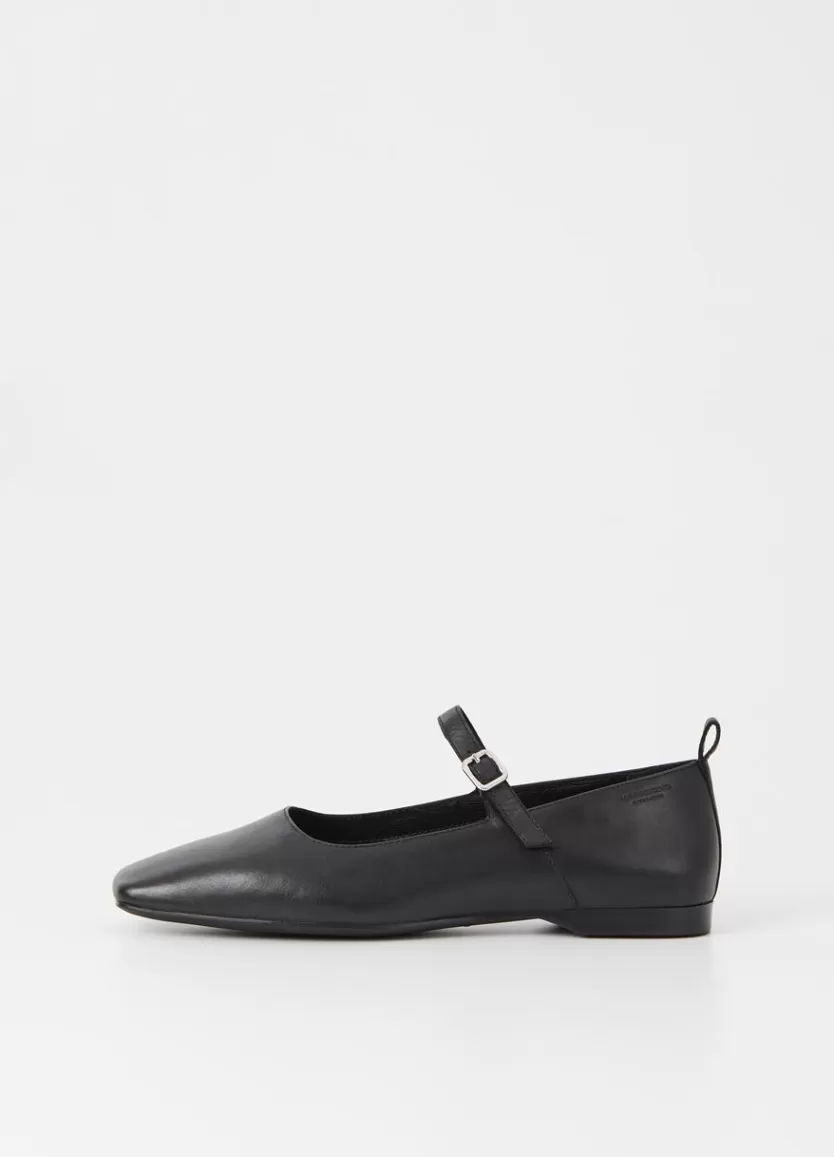 Ballet Flats*Vagabond Delia Shoes Black Leather