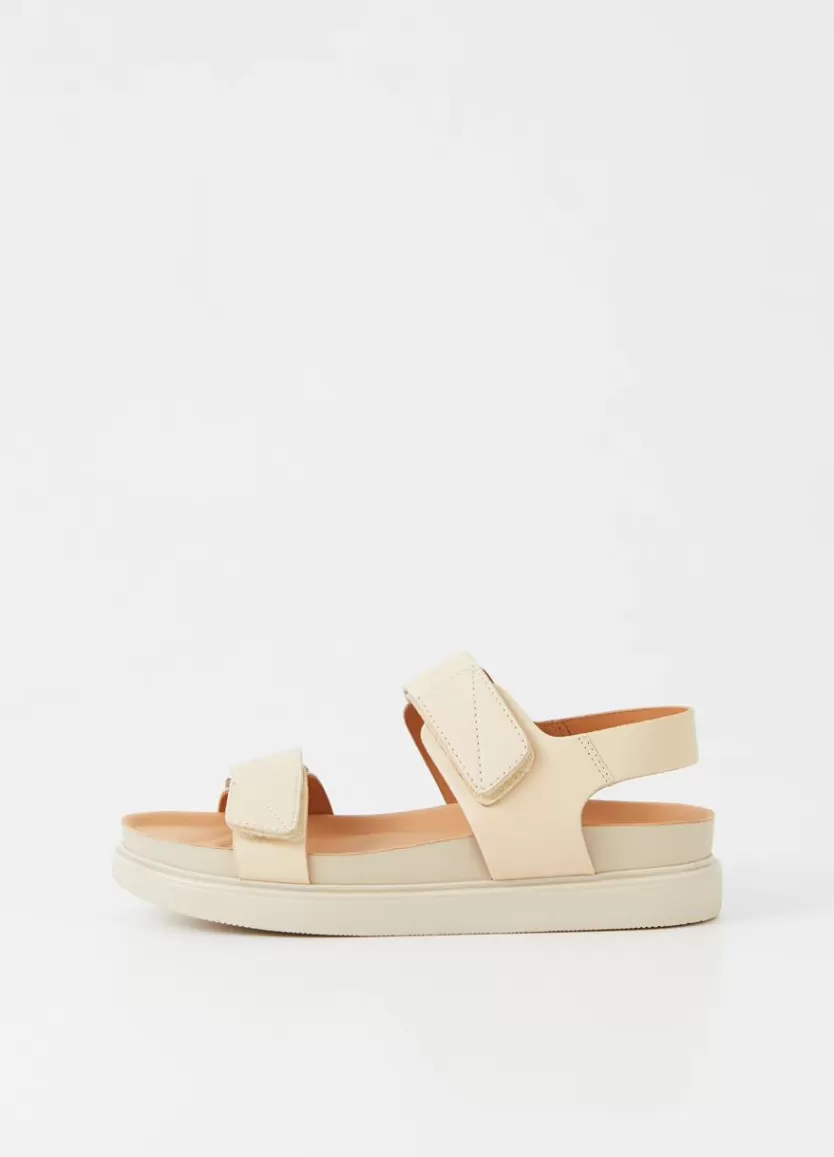 Sandals*Vagabond Erin Sandals Off White Leather