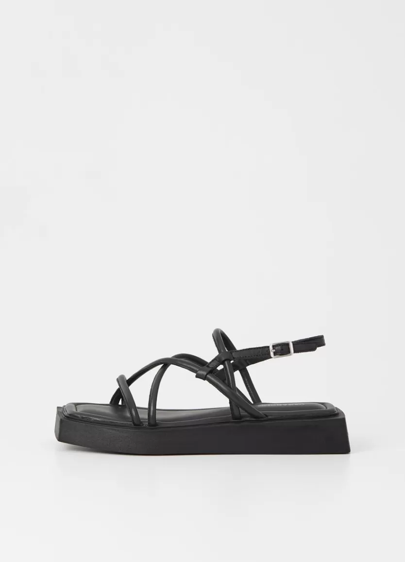 Sandals*Vagabond Evy Sandals Black Leather