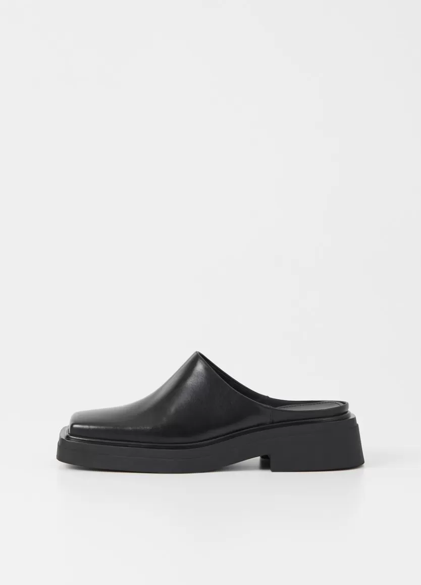 Mules*Vagabond Eyra Mules Black Leather