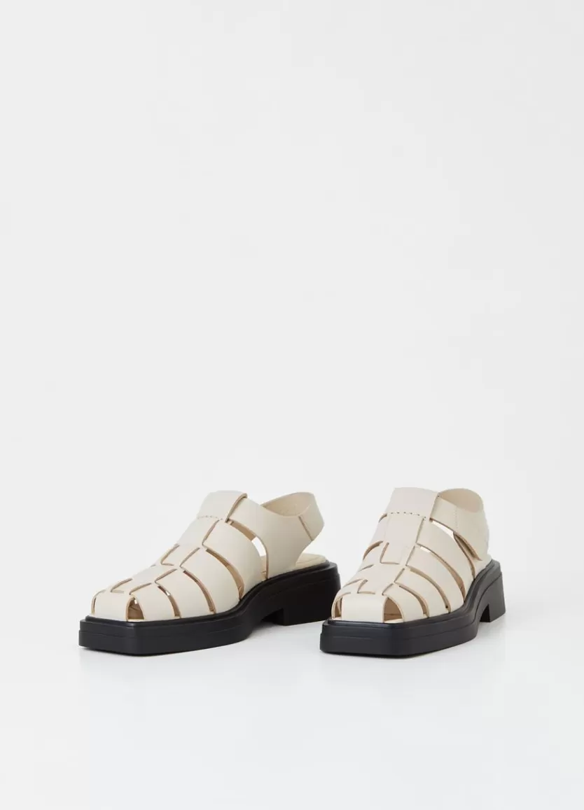 Sandals*Vagabond Eyra Sandals Off White Leather