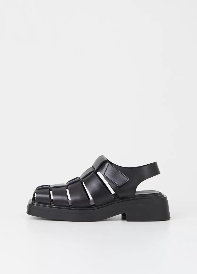 Sandals*Vagabond Eyra Sandals Black Leather