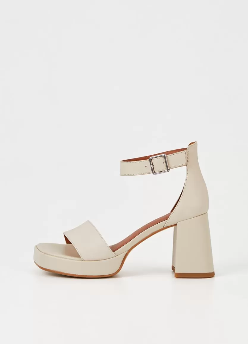 Sandals*Vagabond Fiona Sandals Off White Leather