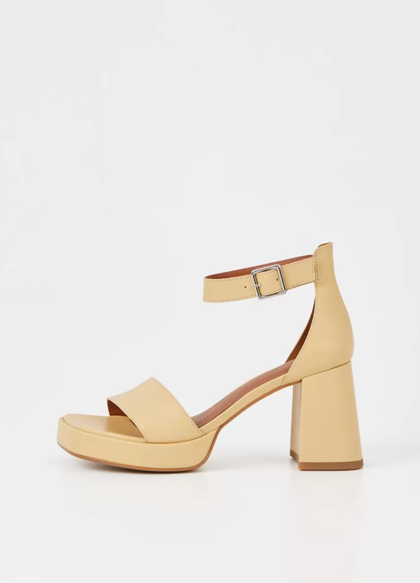 Sandals*Vagabond Fiona Sandals Yellow Leather