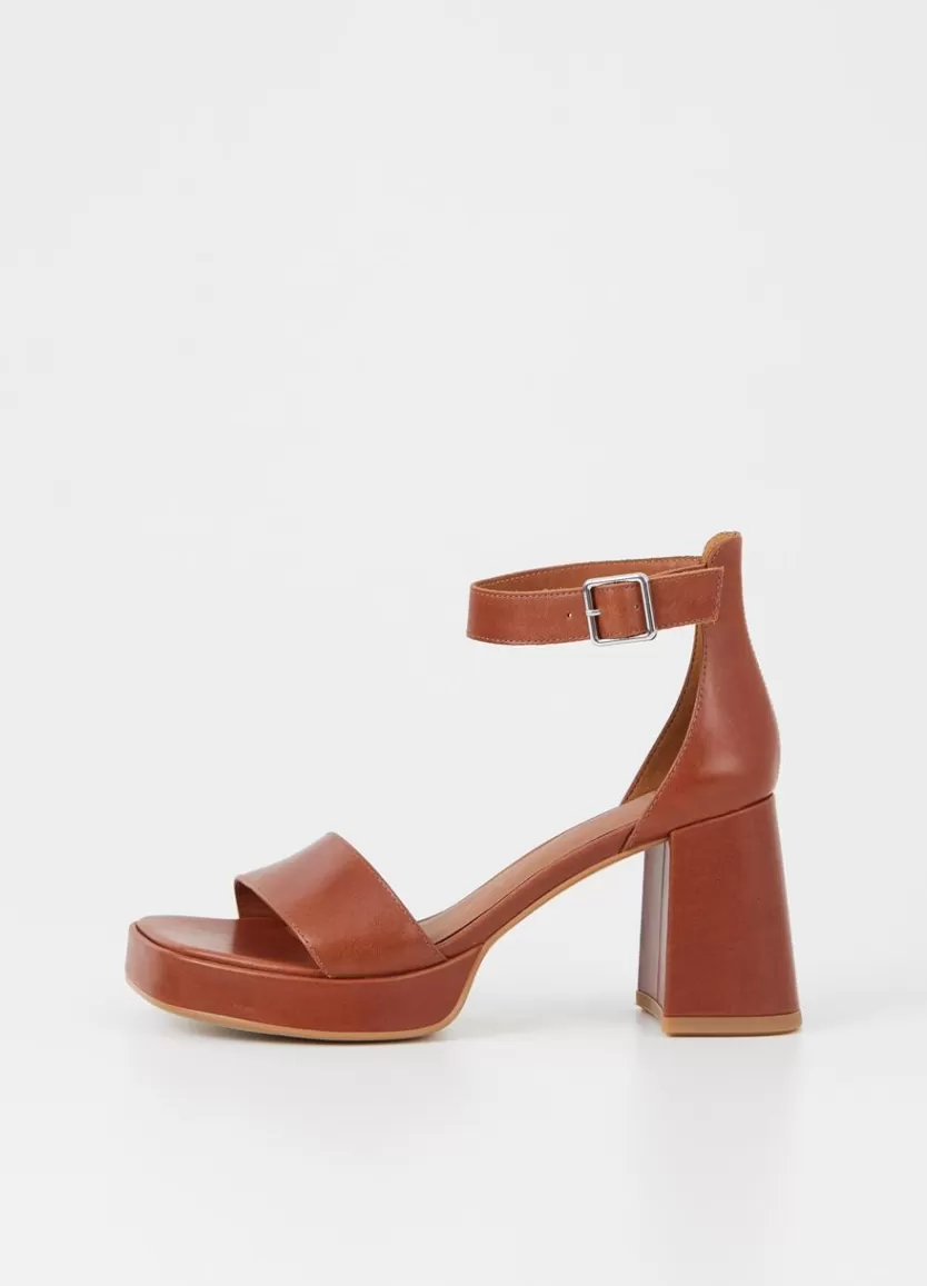 Sandals*Vagabond Fiona Sandals Brown Leather