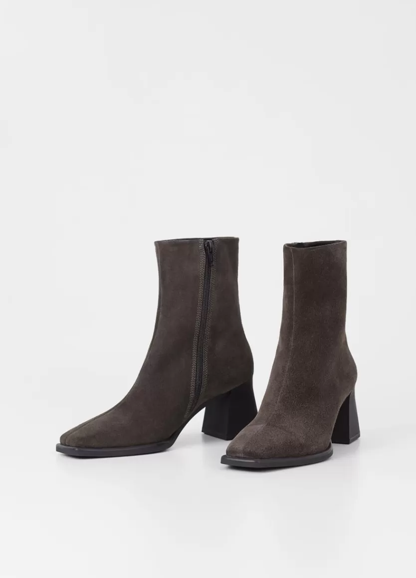 Boots*Vagabond Hedda Boots Dark Grey Suede