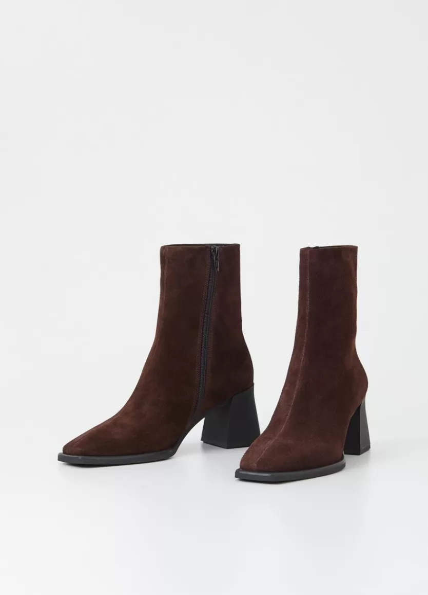 Boots*Vagabond Hedda Boots Dark Brown Suede