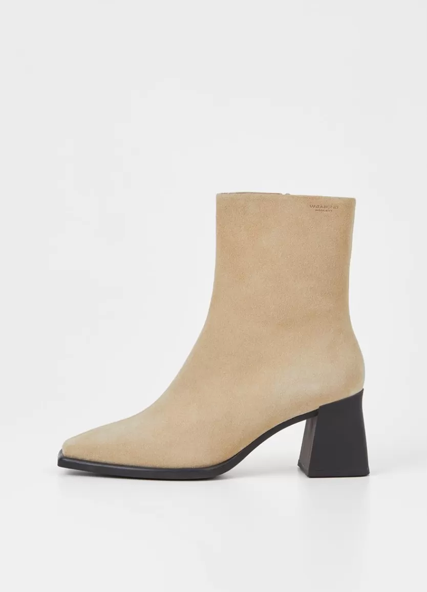 Boots*Vagabond Hedda Boots Beige Suede