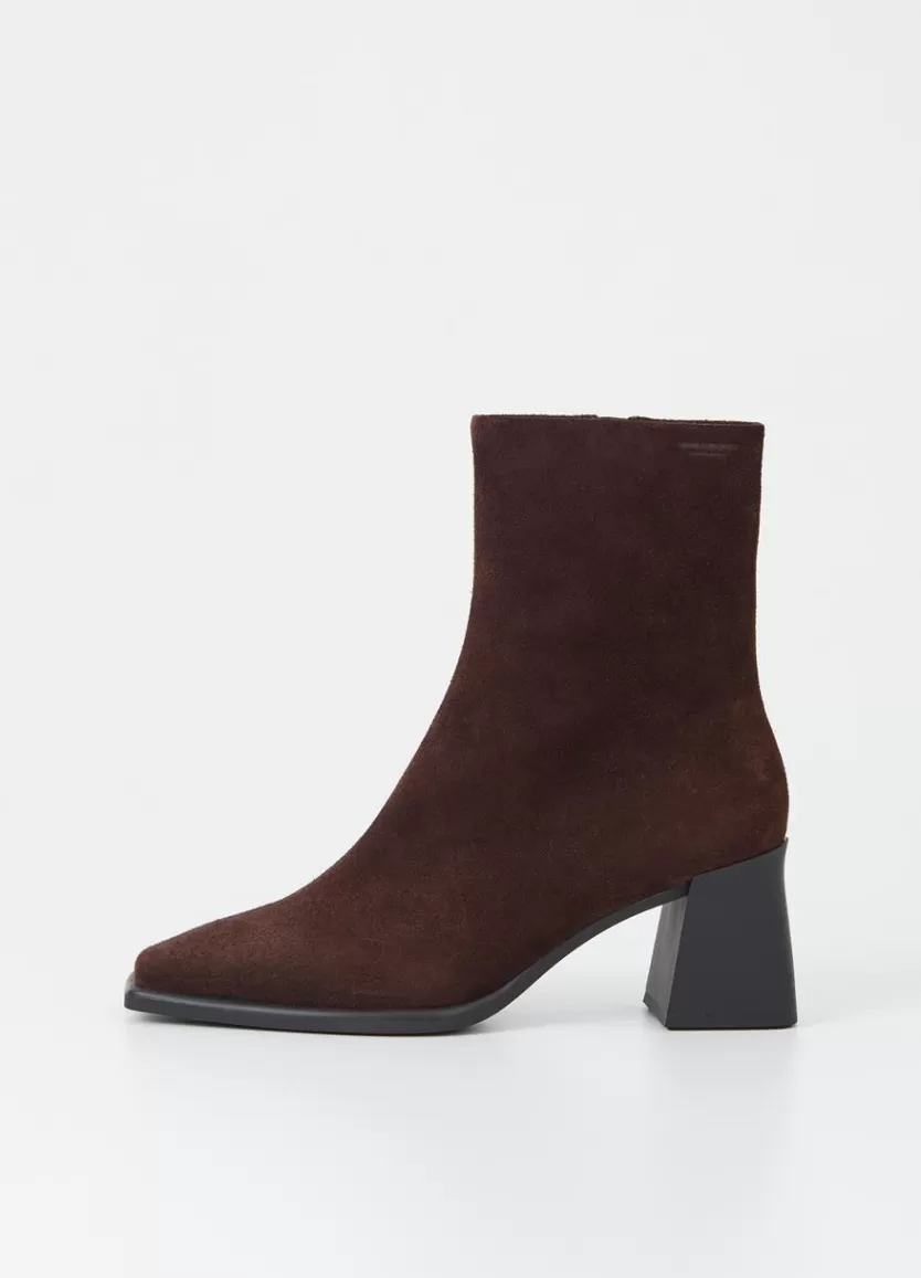 Boots*Vagabond Hedda Boots Dark Brown Suede