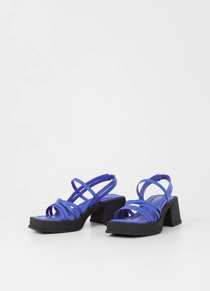 Sandals*Vagabond Hennie Sandals Blue Leather