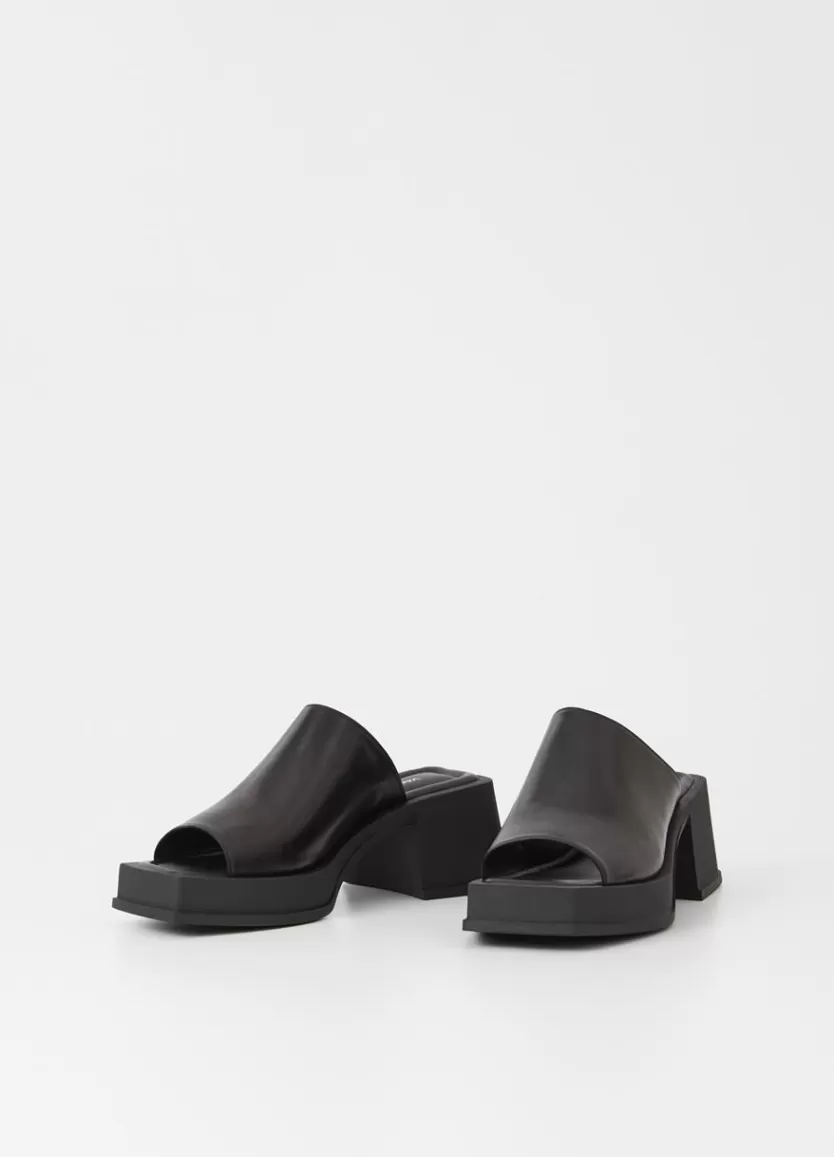 Sandals*Vagabond Hennie Sandals Black Leather