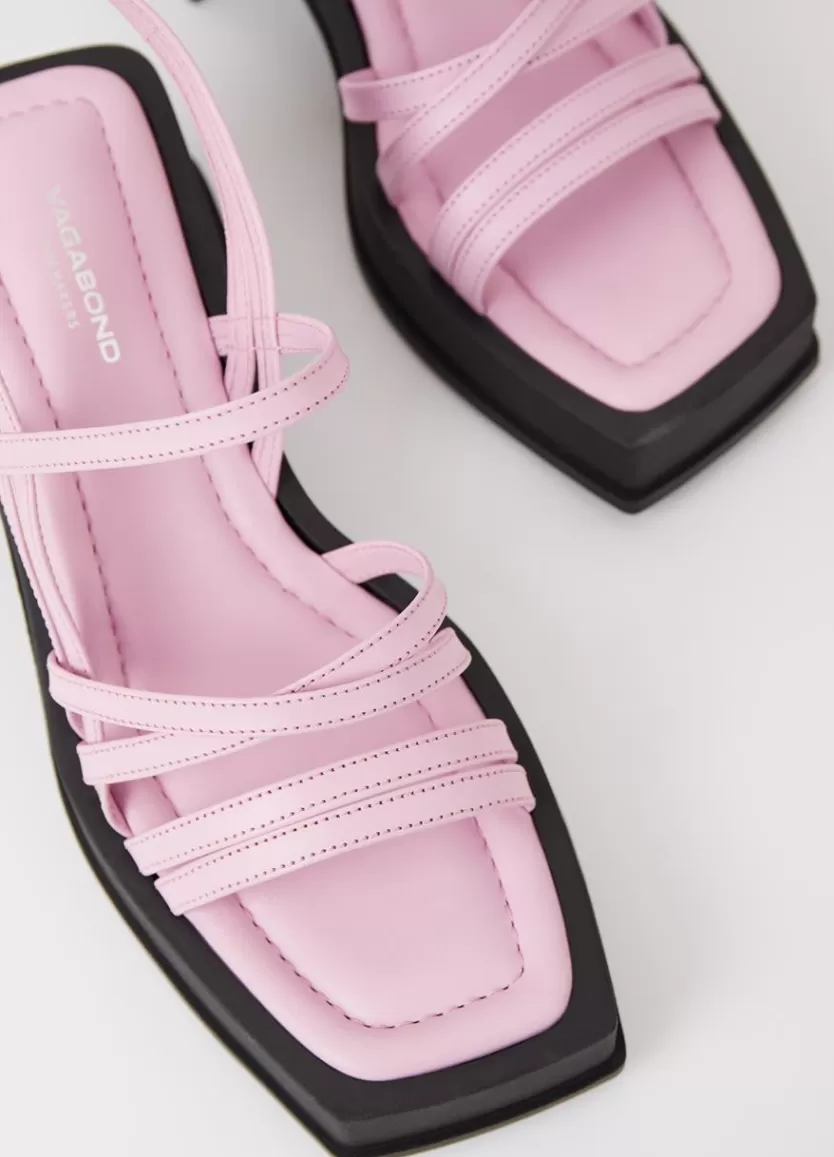 Sandals*Vagabond Hennie Sandals Pink Leather