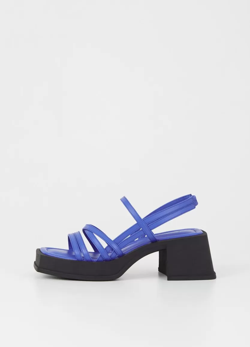 Sandals*Vagabond Hennie Sandals Blue Leather