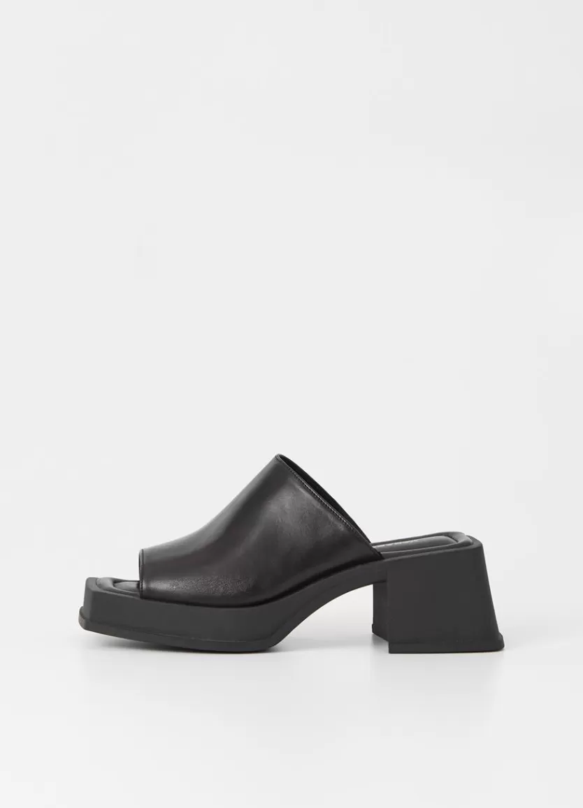 Sandals*Vagabond Hennie Sandals Black Leather