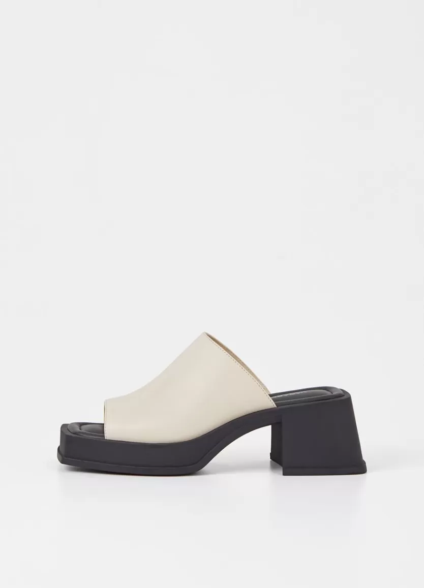 Sandals*Vagabond Hennie Sandals Off White Leather