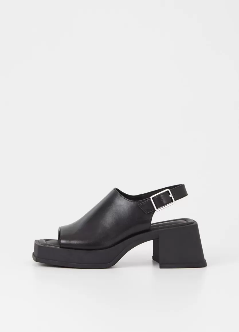 Sandals*Vagabond Hennie Sandals Black Leather