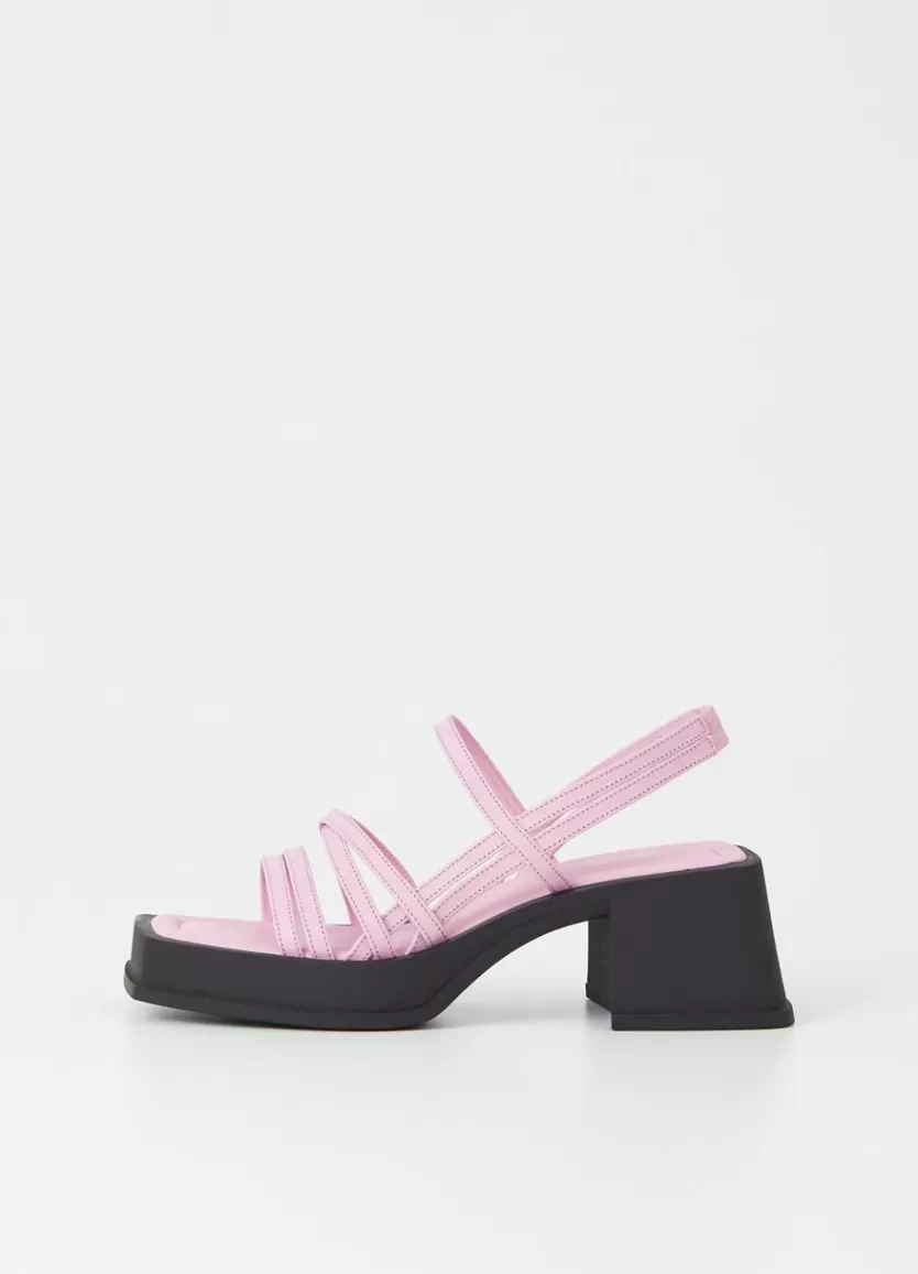 Sandals*Vagabond Hennie Sandals Pink Leather