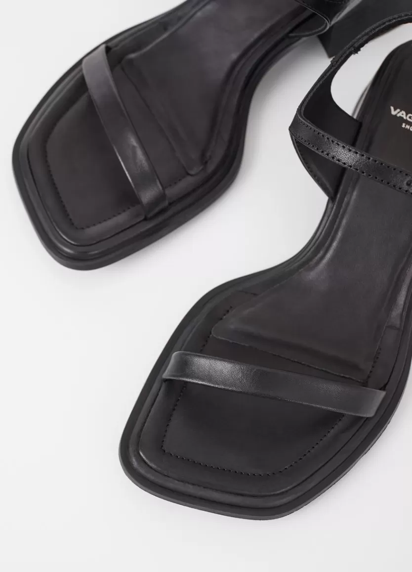 Sandals*Vagabond Ines Sandals Black Leather