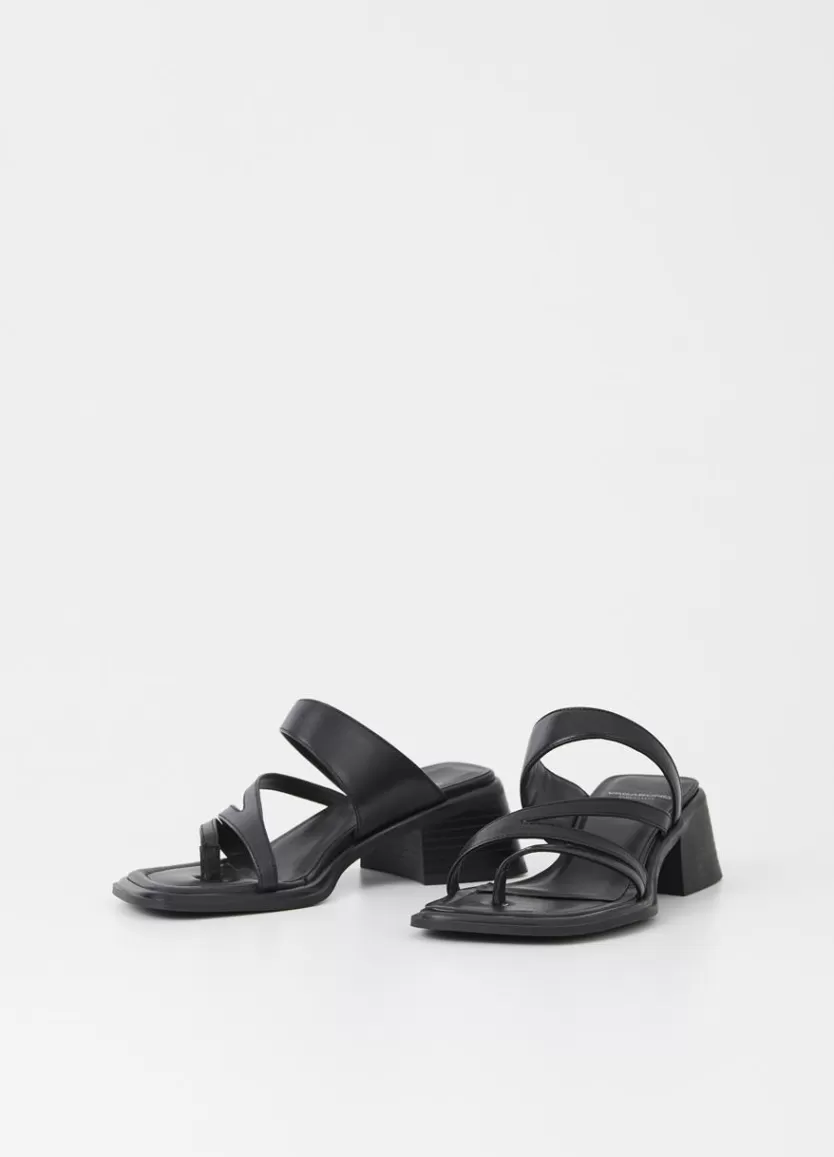 Sandals*Vagabond Ines Sandals Black Leather