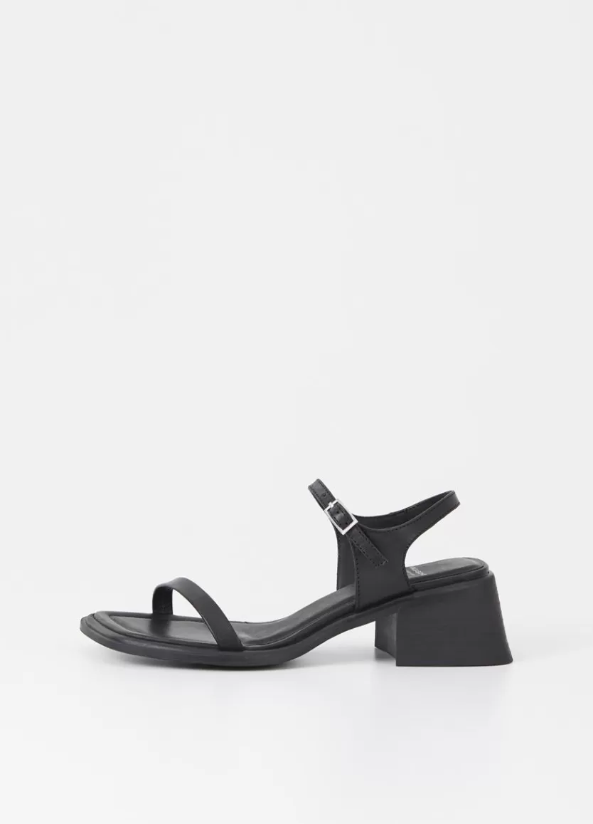 Sandals*Vagabond Ines Sandals Black Leather