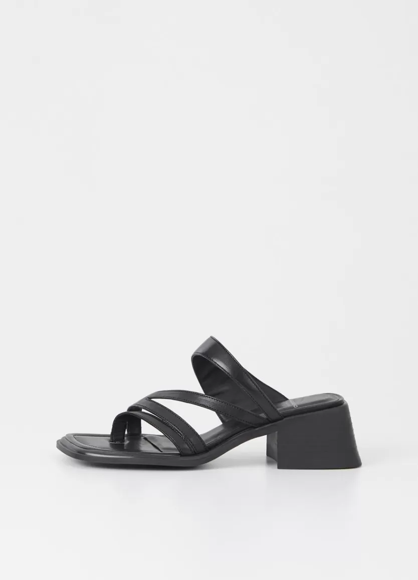 Sandals*Vagabond Ines Sandals Black Leather