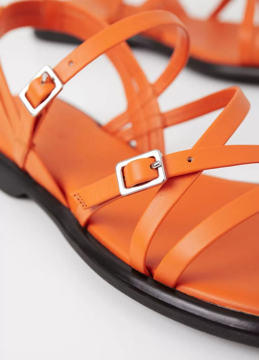 Sandals*Vagabond Izzy Sandals Orange Leather