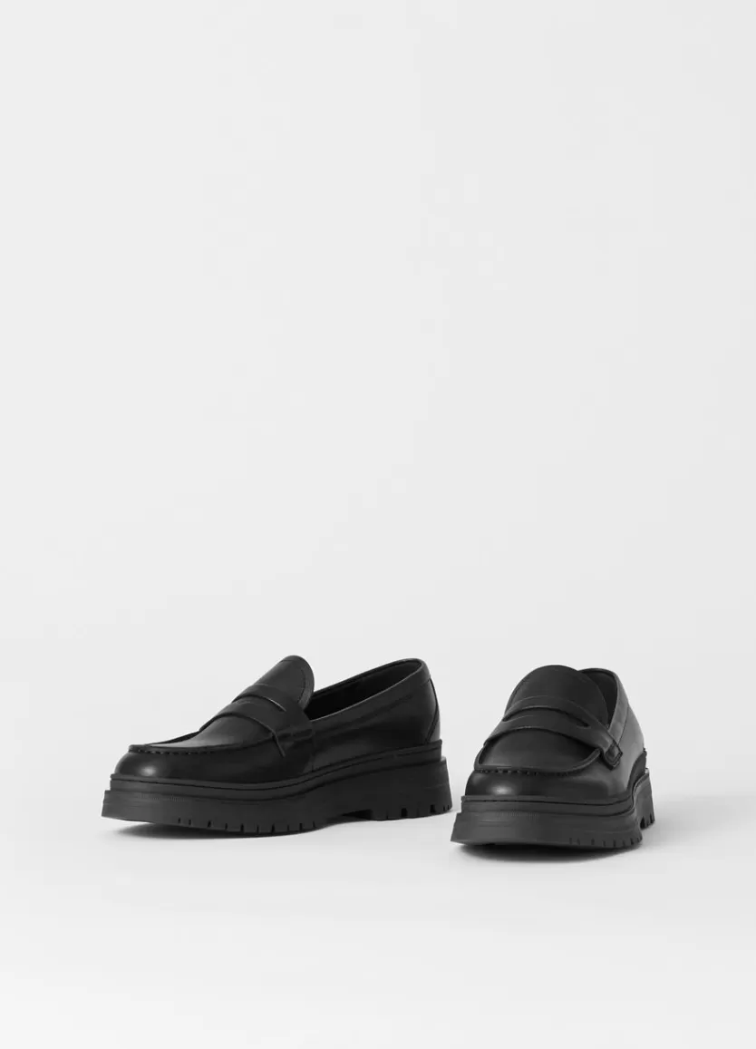 Loafers*Vagabond James Loafer Black Leather