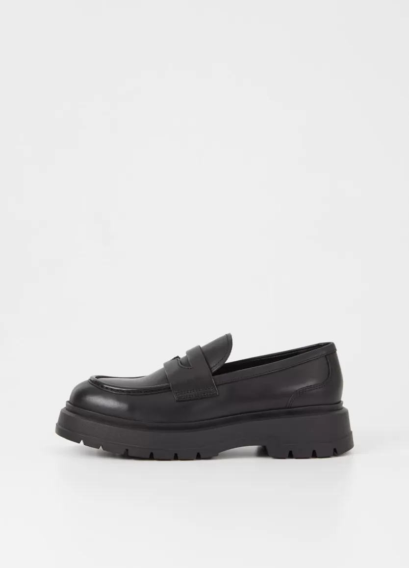 Loafers*Vagabond Jeff Loafer Black Leather